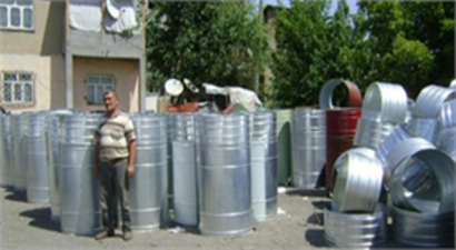 Muş`ta Kış İçin Sacdan Küçük Silolar