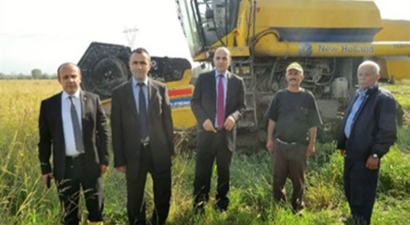 Düzce`de Çeltik Hasadı Tamamlandı