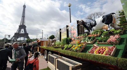 Fransa`daki Çiftçilerden Eylem