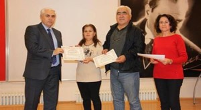 Meyvecilik Kursunu Başarıyla Tamamlayıp Sertifika Aldılar