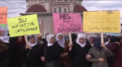 Bursa`da HES Protestosu