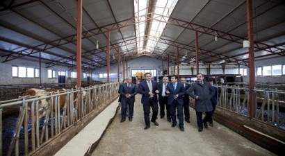 Doğan Tarım ve Hayvancılık Tesisi`ne Ziyaret