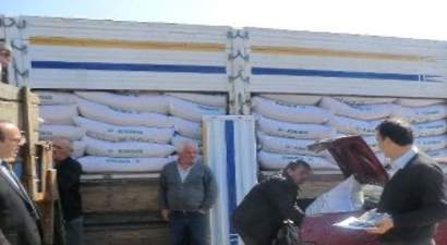 Düzce`deki Çeltik Üreticilerine Tohum Desteği Yapıldı