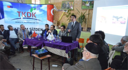 Tkdk: Nihat Zeybekci`nin Köyünde Bilgilendirme Toplantısı Yaptık