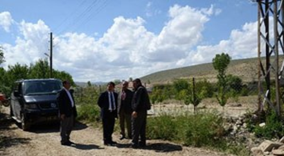 Darende`de Bahçe ve Tarım Arazileri Sular Altında Kaldı