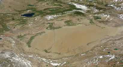 Çölde saklı deniz keşfedildi