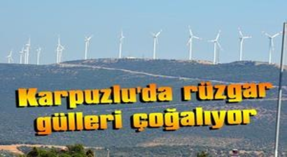 Karpuzlu`da rüzgar gülleri çoğalıyor