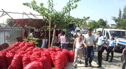 Salçalık Biber Satıcılarına İntizam Uygulaması
