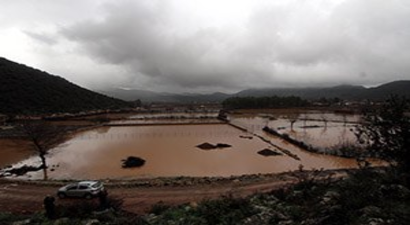 Fethiye`de Tarım Arazilerini Su Bastı