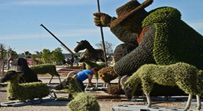 Dünyanın En Büyük Canlı Bitki Heykel Sergisi Expo 2016`da