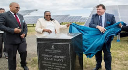 Afrika`nın Güneş Enerjili Havaalanı Hizmette
