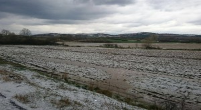 Edirne`de Yağan Dolu Tarım Arazilerine Zarar Verdi