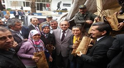 Kiraz`da Kestane Üreticilerine Ekiman ve Fidan Desteği