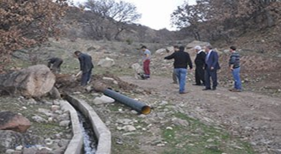 Koyulhisar`da 4 Bin 860 Metre Sulama Kanalı Yapıldı