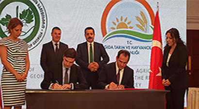 Türkiye-Gürcistan Tarım Yürütme Komitesi Toplantısı Protokolü imzalandı