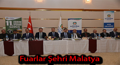 Malatya`da `Tarım Teknolojileri, Makine, Hayvancılık ve Gıda Fuarı`