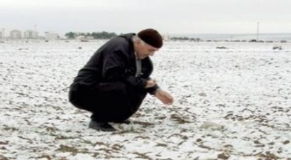 Kar Yağışı Trakya Çiftçisinin Yüzünü Güldürdü