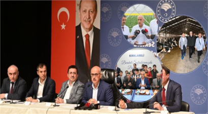 TARIM VE ORMAN BAKANI VAHİT KİRİŞCİ, KIRKLARELİ`NDE KONUŞTU