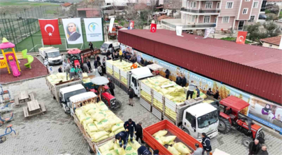 Merkezefendi Belediyesi, Çiftçilere 100 Ton Gübre Desteği Sağladı