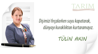 Dişimizi fırçalarken suyu kapatarak dünyayı kuraklıktan kurtaramayız