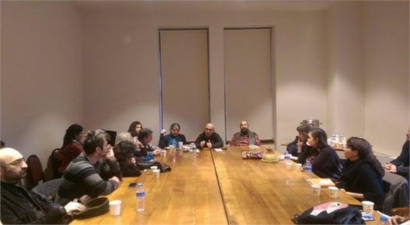 Vandana Shiva, Çiftçi-Sen Temsilcileri İle Görüştü