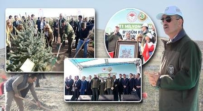 11 Milyon Fidan Toprakla Buluştu