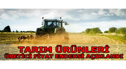 Tarım Ürünleri Üretici Fiyat Endeksi Açıklandı