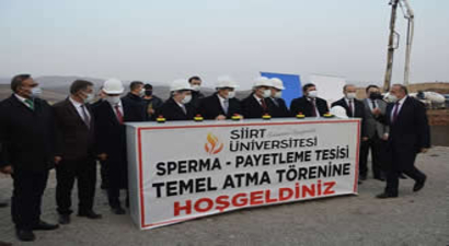 Küçükbaş Hayvan Sperma Payetleme Birimi`nin Temeli Atıldı