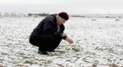 Kar Yağışı Trakya Çiftçisinin Yüzünü Güldürdü