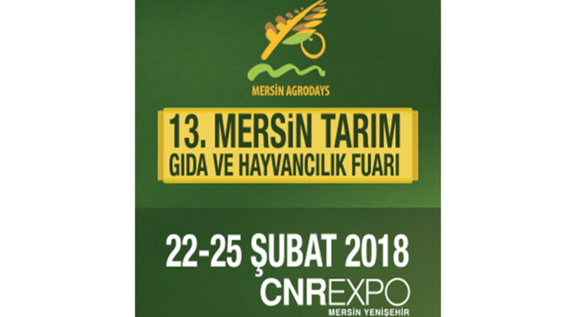 Mersin Agrodays - 13.Mersin Tarım Gıda ve Hayvancılık Fuarı