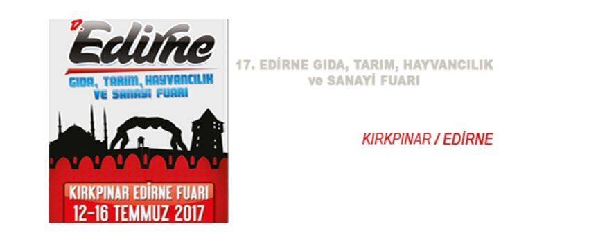 Edirne Gıda Tarım Sanayi Fuarı-2017