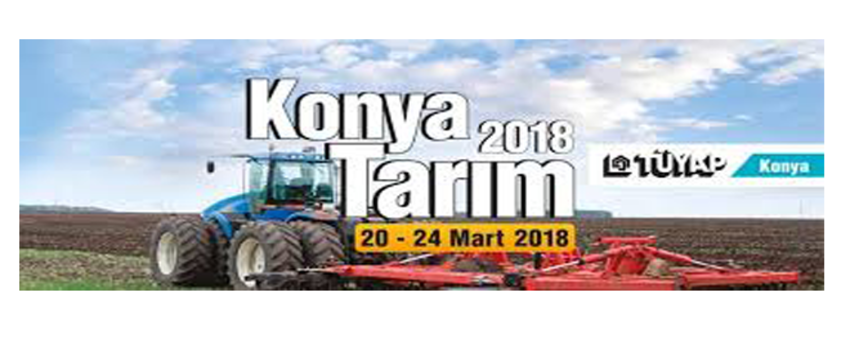 Konya Tarım 2018, 16.Tarım, Tarımsal Mekanizasyon ve Tarla Teknolojileri  Fuarı