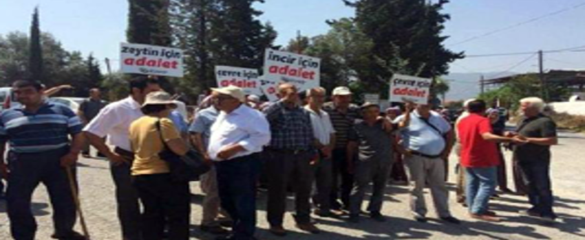 Aydın`da Köylüler Jeotermale Tepki Gösterdi