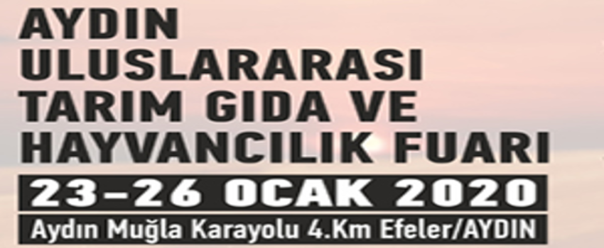Aydın Gıda Tarım ve Hayvancılık Fuarı Açıldı!