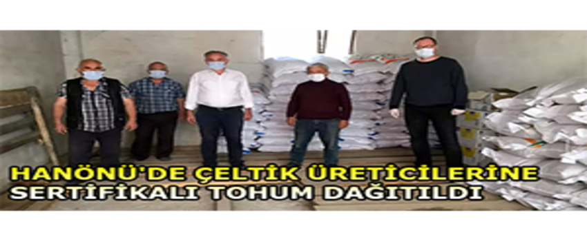 Hanönü`de Çeltik Üreticilerine Sertifikalı Tohum Dağıtıldı