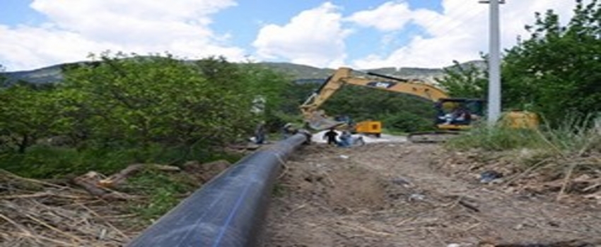 Belenobası Sulaması İnşaatının Yüzde 90`ı Tamamlandı