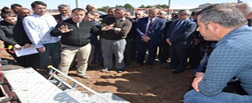 Çiftçilere, Aspir Ekimi Hakkında Bilgi Verildi