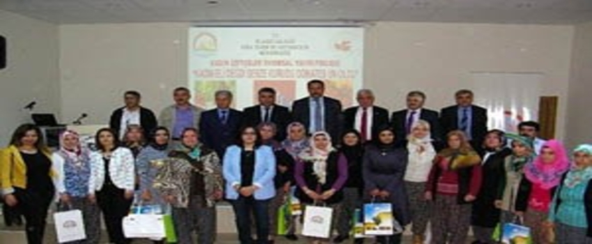 Kadın Sebze Yetiştiricileri Sertifikalarını Aldı