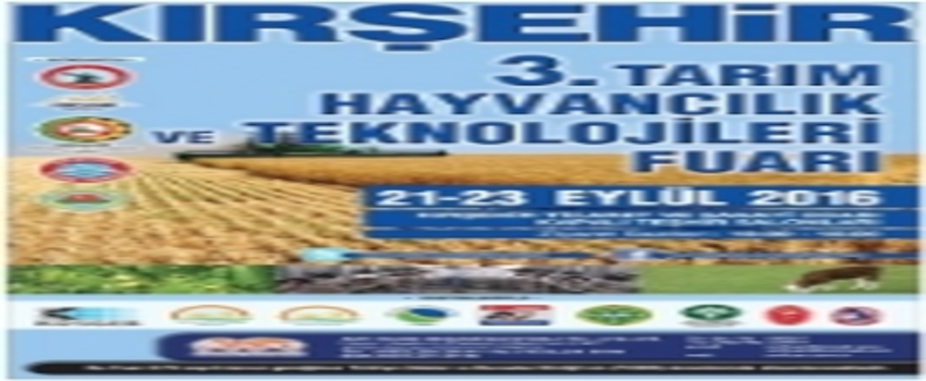 Kırşehir Tarım Ve Hayvancılık Fuarına Hazırlanıyor