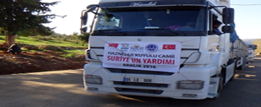 İHH`dan Suriye`ye Yardım