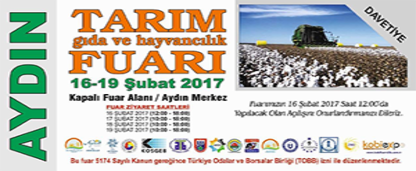 Aydın Tarım Fuarına Hazır