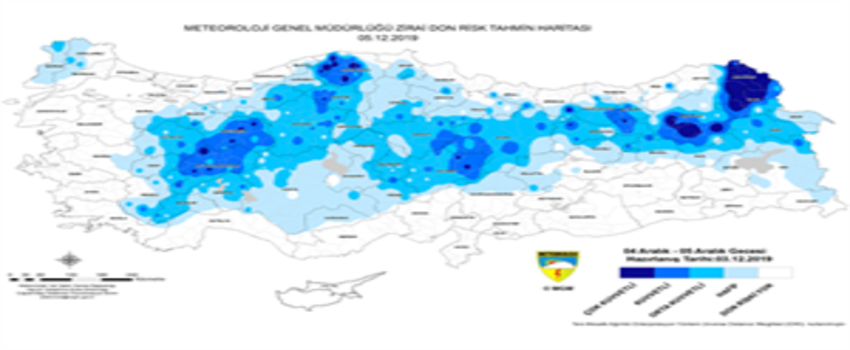 Meteoroloji Genel Müdürlüğü`nden Don Uyarısı
