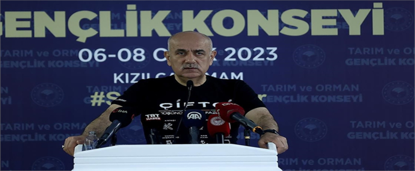 BAKAN KİRİŞCİ, TARIM VE ORMAN GENÇLİK KONSEYİ TANITIM TOPLANTISI`NDA KONUŞTU:
