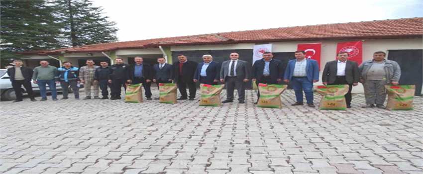 98 Çiftçiye Yarı Hibeli 18 Ton Buğday Tohumu Dağıtıldı!
