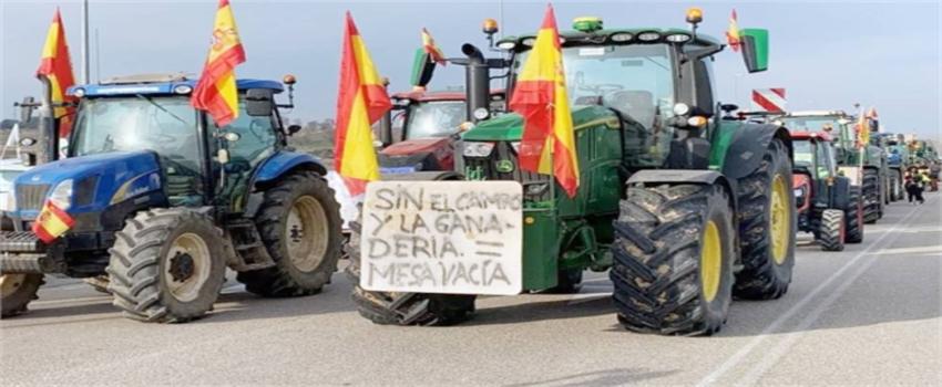 Tarım Politikalarına Karşı Birleşen Çiftçiler: İspanya`dan Avrupa`ya Geniş Çaplı Protesto