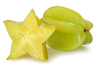 Carambola Hindistan Malezya Tayland ve Brezilyada yetişen carambola yıldız meyvesi olarak da tanınır Tadı ekşidir ve C vitamini açısından zengindir Çiğ olarak yenilebilen carambola ayrıca çeşitli gıdalarla birlikte de kullanılabiliyor Karambola bitkisi 2 derece soğuklara kadar dayanıklıdır Tohumdan üretilir yalnız tohumların meyveden çıkarılınca direk dikilmesi gerekir çünkü meyveden çıkan tohumlar kısa süre içerisinde yaşam sürecini yitirirler