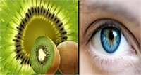 Dilimlenmiş kivi göz bebeğine benzerlik gösterir Kivi antioksidanlar E ve C vitamini ve carotenoidlerce beta caroten lutein zengindir Göze iyi gelir