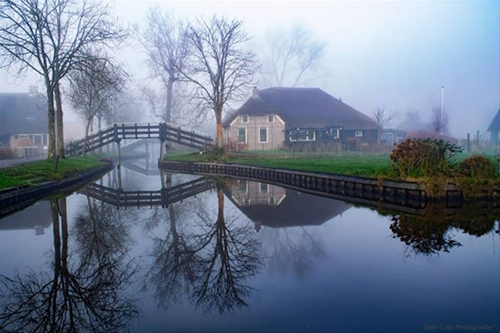 Hollanda nın Overijssel eyaletinde yer alan küçücük bir köy Giethoorn