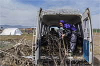 Yerleşme işleri ve göçün verdiği yorgunluk onları zorlayan bir diğer faktör İşçilerin en önemli talebi ise geldikleri topraklara sahip olup kendi üretimini kendilerinin yapabilmesi olarak tanımlıyorlar Fotoğraf Aytaç Aykut