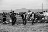 11 Güneşin batışına kadar tarlada çalışan tarım işçileri çadır alanına dönerlerken yüzlerindeki rahatlama görülüyor Birçoğunun sosyal güvencesi bulunmuyor